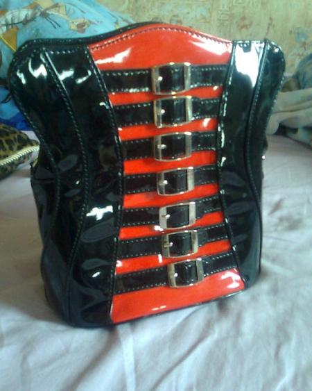 fetish sac corset